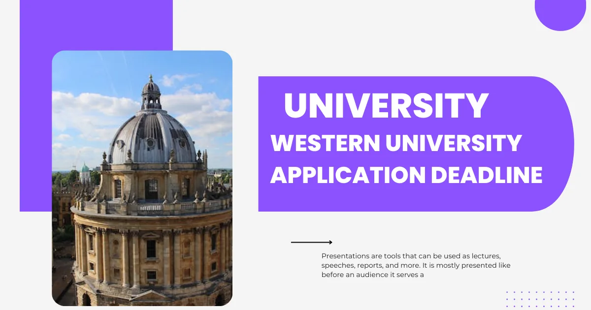 Western University Application