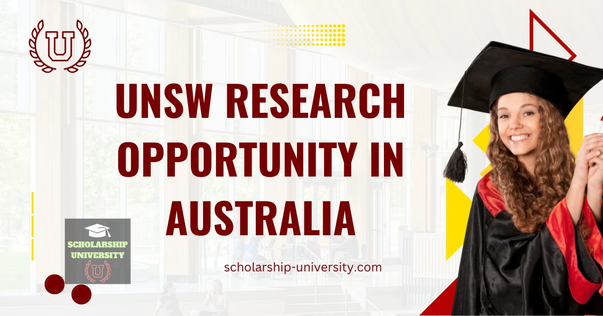 UNSW Research Opportunity in Australia